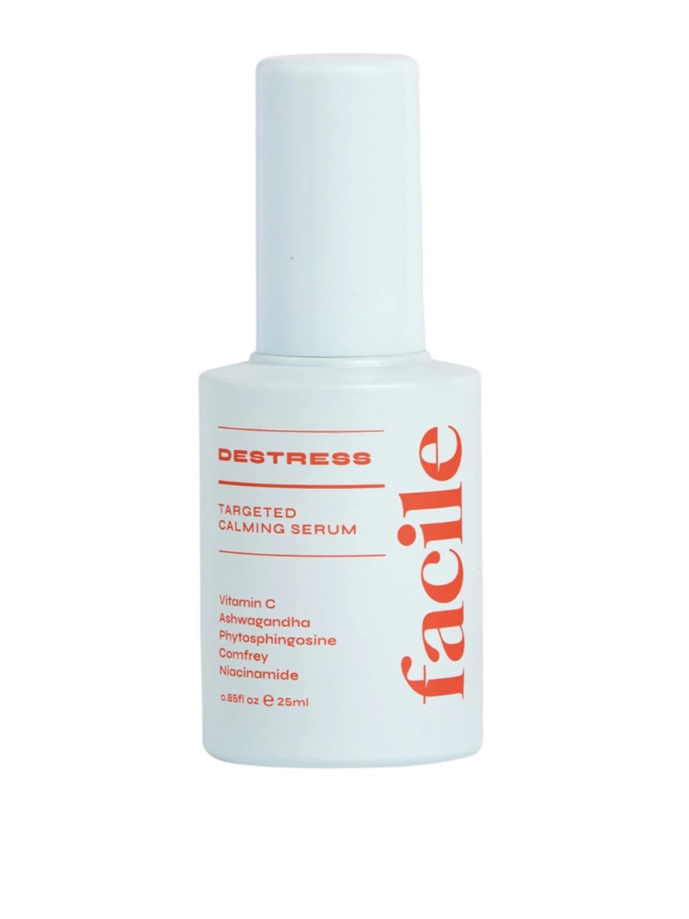 Facile 
Destress Redness Calming Serum with Vitamin C & Ceramides